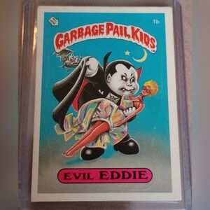 Original 1985 Series 1 Glossy Evil Eddie Garbage Pail Kids Card